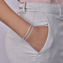 Mabina Donna Bracciale tennis in bronzo e argento - 636003
