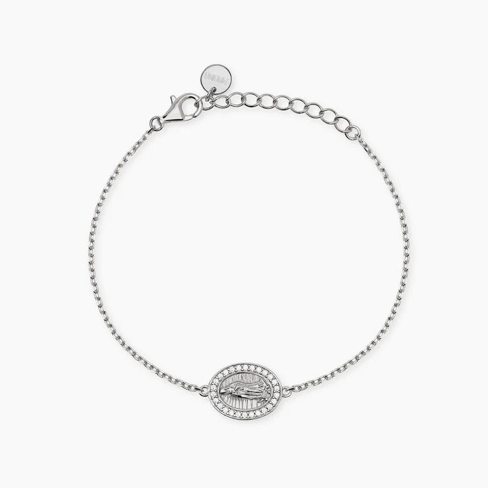 Mabina Donna Bracciale in bronzo e argento con ciondolo Madonnina - LADY MADONNA - 636078