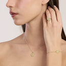 Mabina Donna Bracciale in bronzo e argento dorato con ciondolo Madonnina - LADY MADONNA - 636079