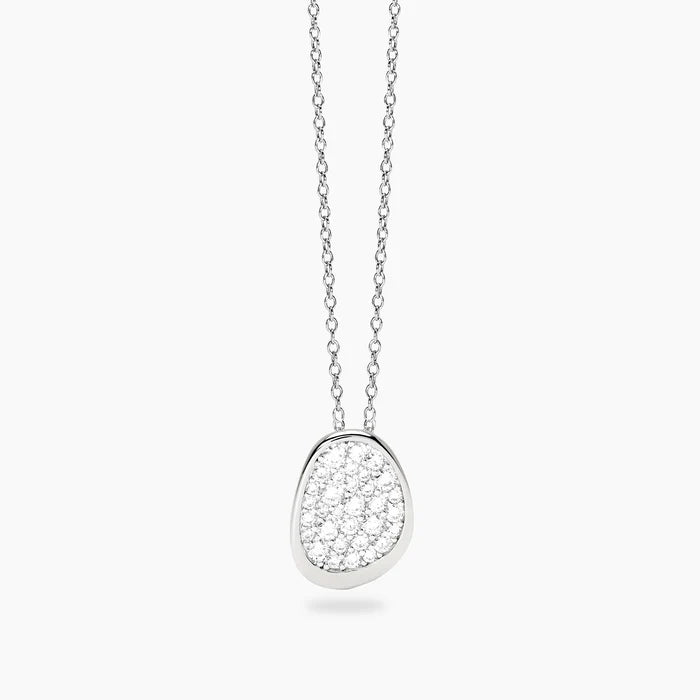 Mabina Donna Girocollo con pendente in bronzo e argento con zirconi - MERAVIGLIA - 656127
