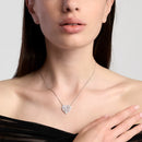 Mabina Donna Girocollo in bronzo e argento con pendente cuore in zirconi - TI VOGLIO - 656129