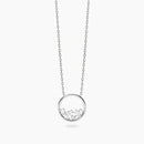 Mabina Donna Girocollo in bronzo e argento con pendente di zirconi - REEF - 656131