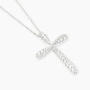 Mabina Donna Girocollo in bronzo e argento con pendente croce in zirconi - UNICA - 656133