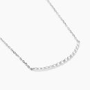 Mabina Donna Girocollo in bronzo e argento con punti luce in zirconi - ORIZZONTE - 656154