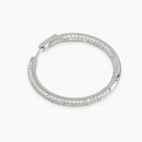 Mabina Donna Orecchini a cerchio grande in bronzo e argento con pavé di zirconi - SPECIAL DAY - 666016