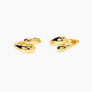 Mabina Donna Orecchini a cerchio in bronzo e argento dorato - EVVIVA - 666161