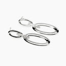 Mabina Donna Orecchini pendenti in bronzo e argento con zirconi - NOBLESSE - 666167