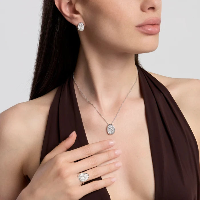 Mabina Donna Orecchini a lobo in bronzo e argento con zirconi - MERAVIGLIA - 666170