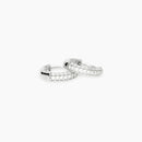 Mabina Donna Orecchini a cerchio in bronzo e argento con zirconi - NESSUN RIMPIANTO - 666178