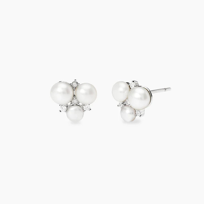 Mabina Donna Orecchini pendenti in bronzo e argento con zirconi - NOBLESSE - 666189