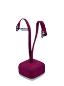 Diana - Orecchini trilogy in oro bianco 18kt, rubini e giro di diamanti - OR D. 36 RU