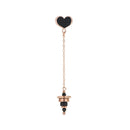 MAMAN HEART DECO PENDANT SINGLE EARRING - ORDEC4PN