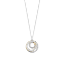 Collana TI SENTO MILANO BICOLOR IN ARGENTO E ARGENTO DORATO, A SPIRALE - 6851ZY