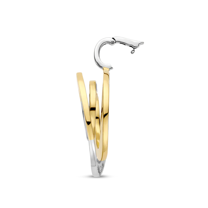 Collana TI SENTO MILANO BICOLOR IN ARGENTO E ARGENTO DORATO, A SPIRALE - 6851ZY