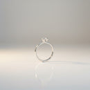 Anello solitario Giorgio Visconti in oro bianco 18KT e diamante centrale, 0.24ct - AB15554E