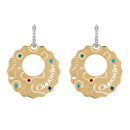 Suamèm earrings in gold KT 9
 Code 32101