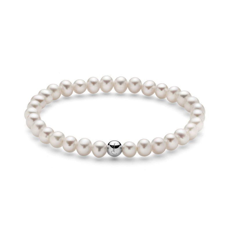 Bracelet perles et diamants - PBR3473