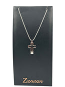 Collana Zancan in acciaio con pendente croce - EHC186
