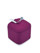 Diana - Anello in oro bianco 18kt, acquamarina e diamanti - AN D.ACQM 12