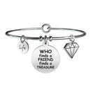 Kidult Women's Bracelet Love collection - Who finds a friend finds a treasure - 731096