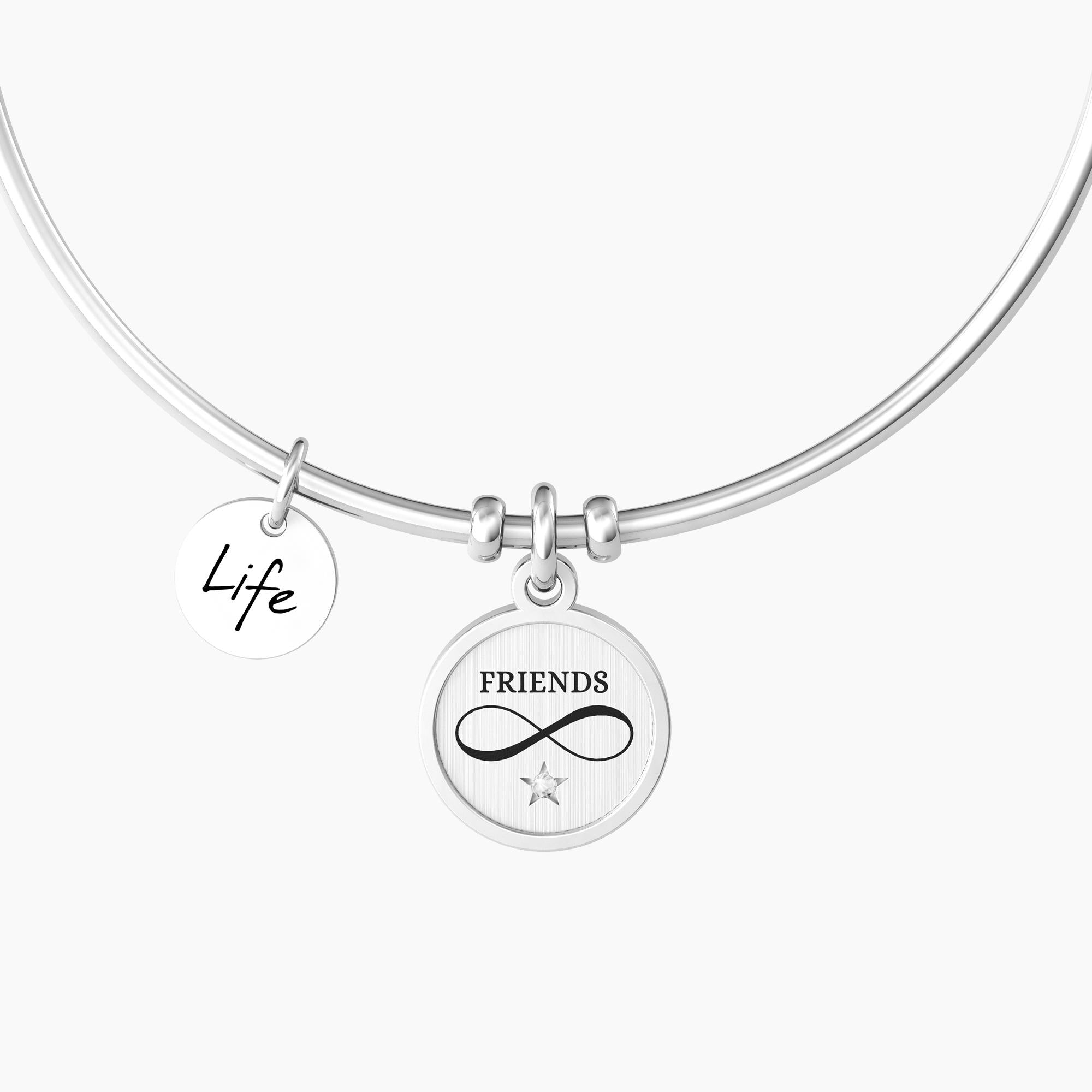 Bracciale rigido amicizia con ciondolo infinito
FRIENDS | SENZA CONFINI - 732220