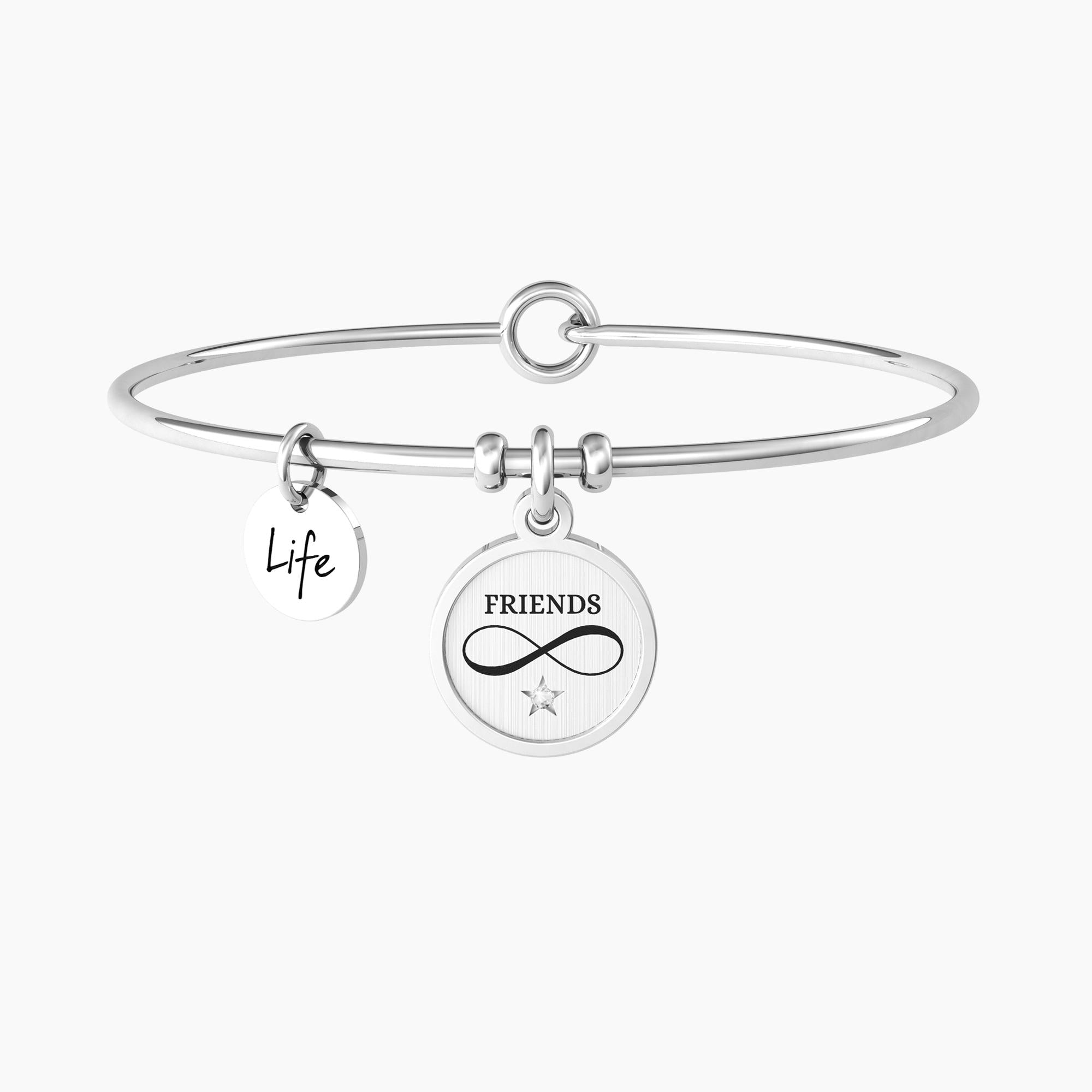 Bracciale rigido amicizia con ciondolo infinito
FRIENDS | SENZA CONFINI - 732220