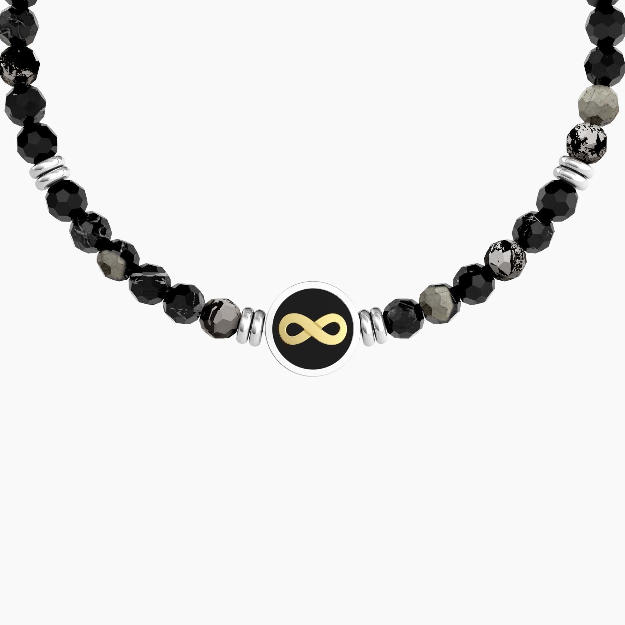 Bracciale elastico uomo con agata nera e infinito
INFINITO | OLTRE I LIMITI - 732242