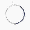 Bracciale uomo con catena e dumortierite blu Equilibrio - 732252