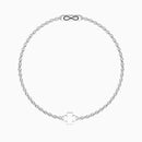 Bracciale Kidult con quadrifoglio e chiusura non-reversibile - 732316