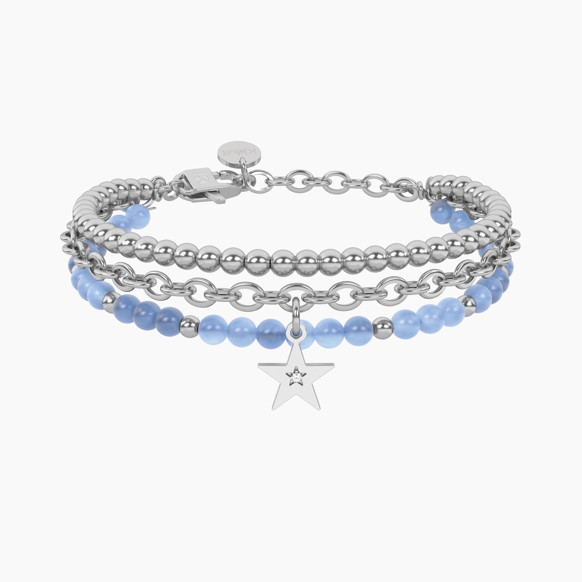 Bracciale giada azzurra con stella
Stella | brilla - 732320