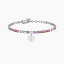 Bracciale tennis rosa e viola con cuore
Cuore | amore - 732322