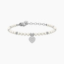 Bracciale con perle e Cuore | mamma - 732334