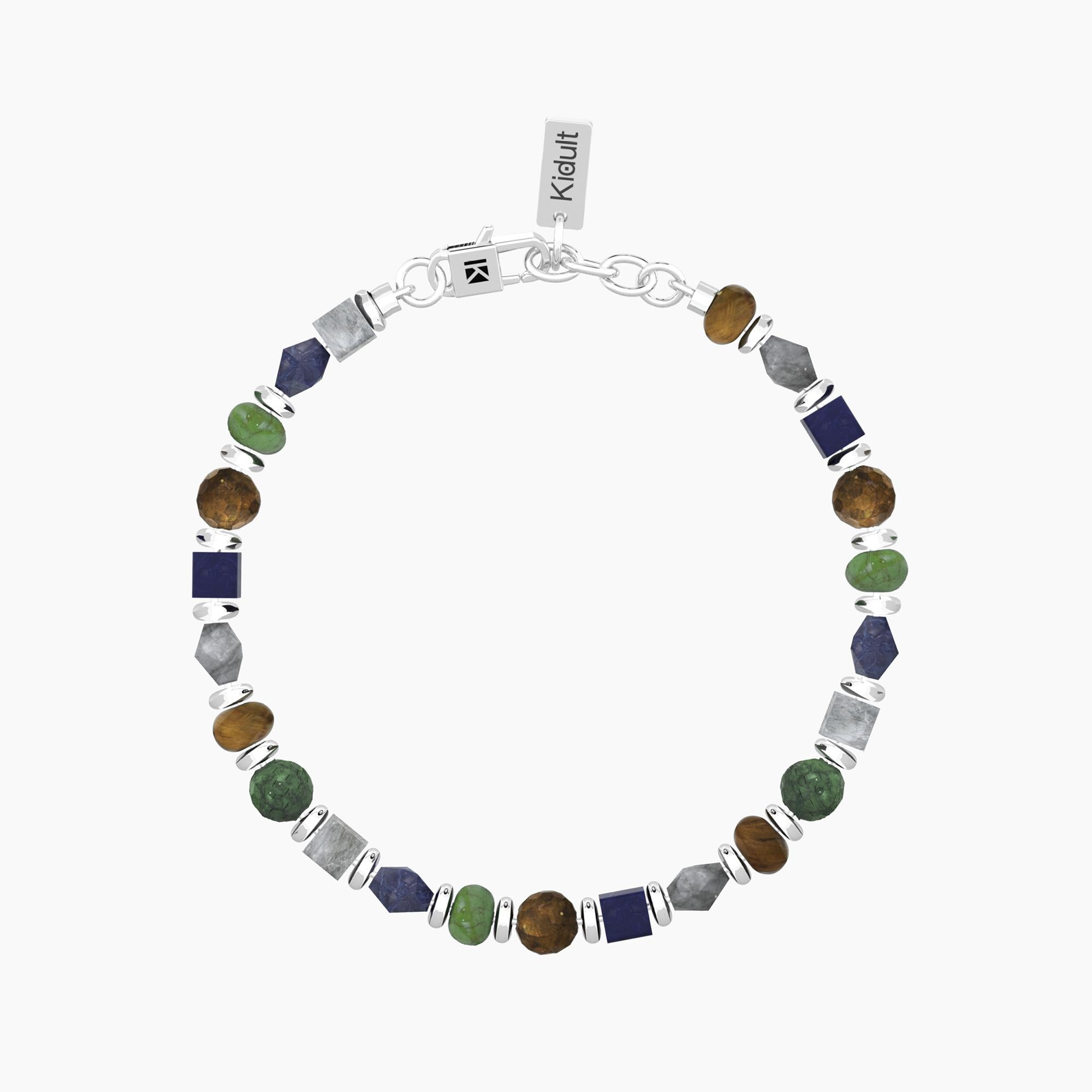 Bracciale Kidult da uomo con pietre multicolor Energia | sogni - 732372