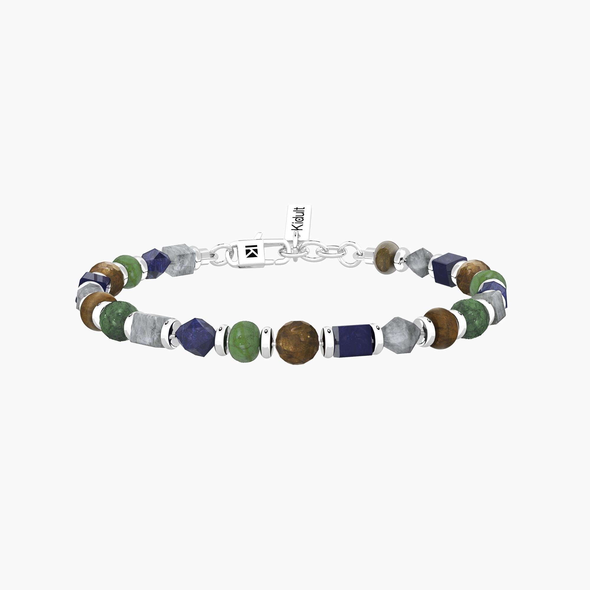 Bracciale Kidult da uomo con pietre multicolor Energia | sogni - 732372