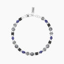 Kidult Bracciale regolabile da uomo con pietre multicolor Style 28 - 732373