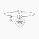 Bracelet rigide pour femme avec la phrase le petit prince
 L'ESSENTIEL EST INVISIBLE… ANTOINE DE SAINT-EXUPÉRY - 732094