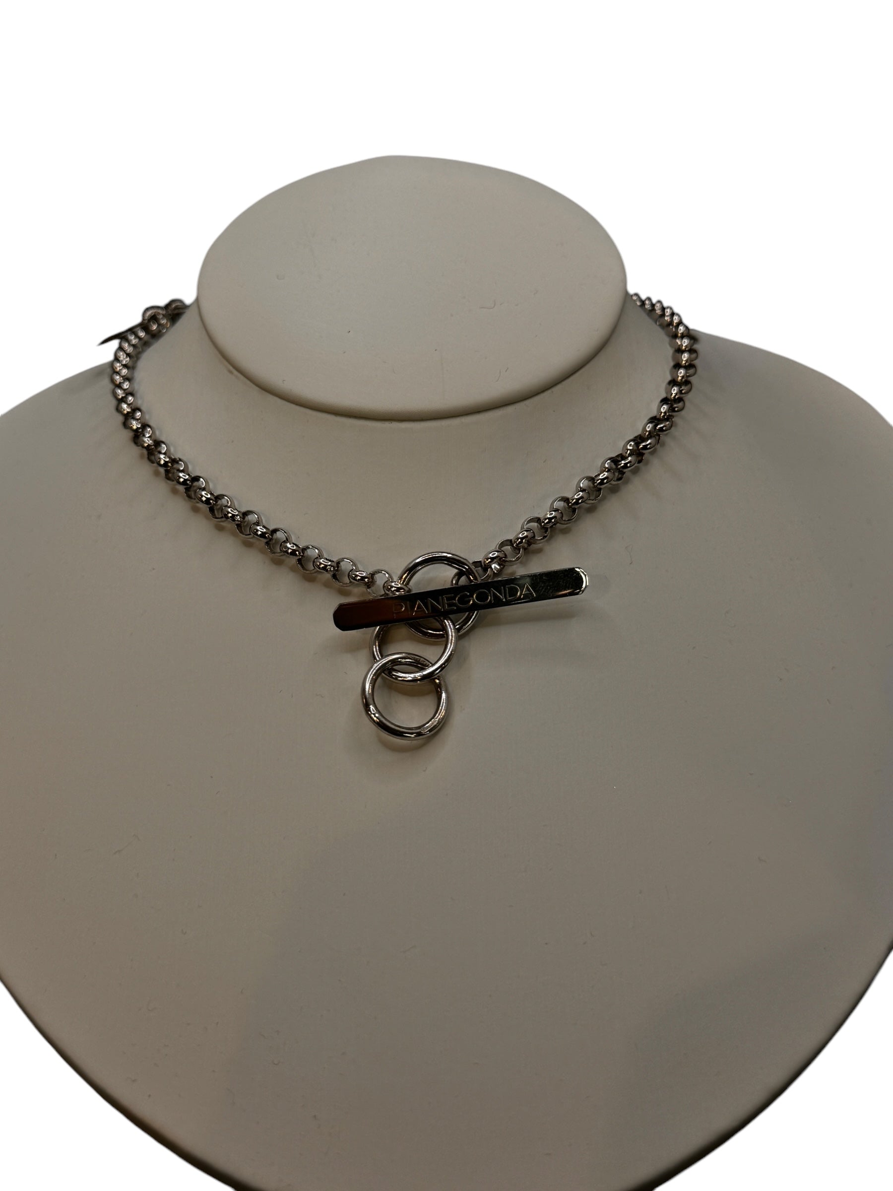 Collana Pianegonda in argento a maglie ovali, collezione LOVE CONFUSION - COL MAGLIE TONDE