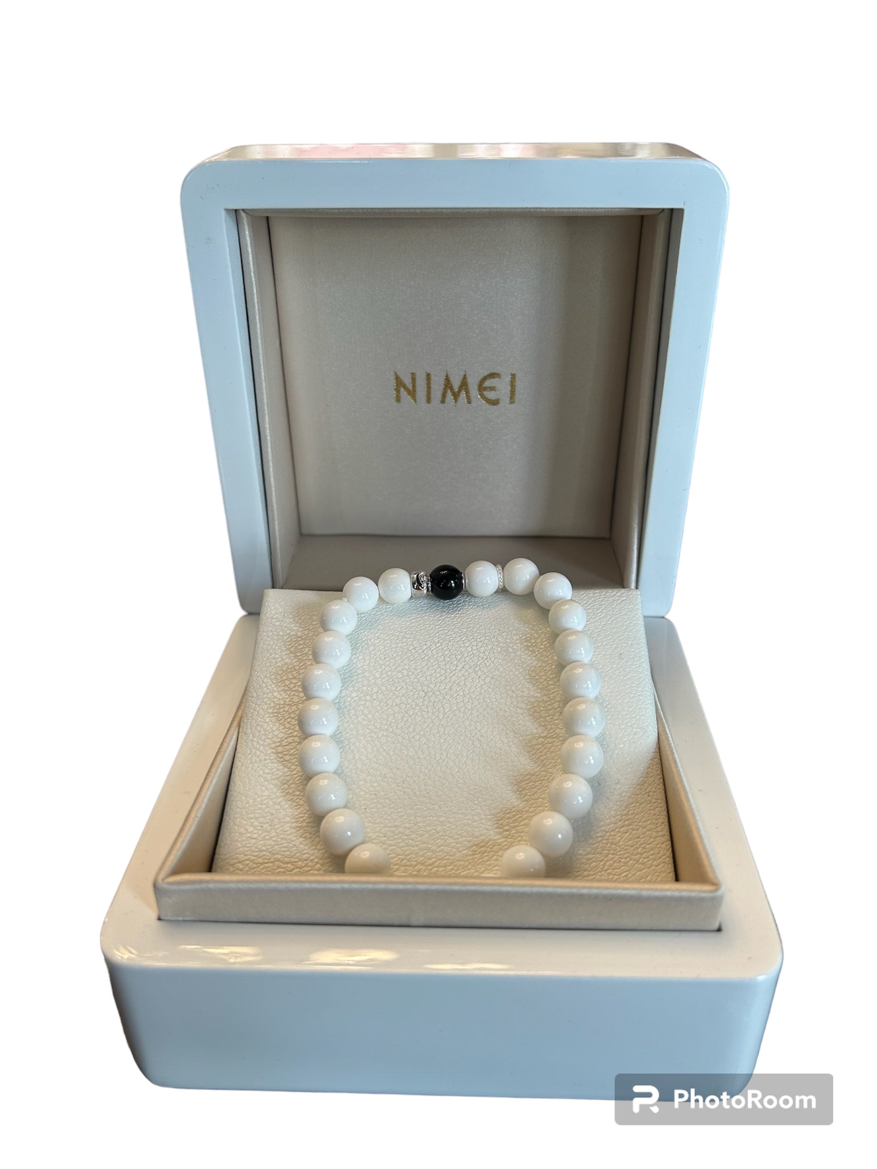 White gold and pearl bracelet - 1PSB080