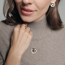 Orecchini TI SENTO MILANO in argento dorato e zirconi bianchi, forma a spirale - 78040ZY