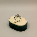 Anello solitario in oro bianco e diamante 0.41ct - AB16606F
