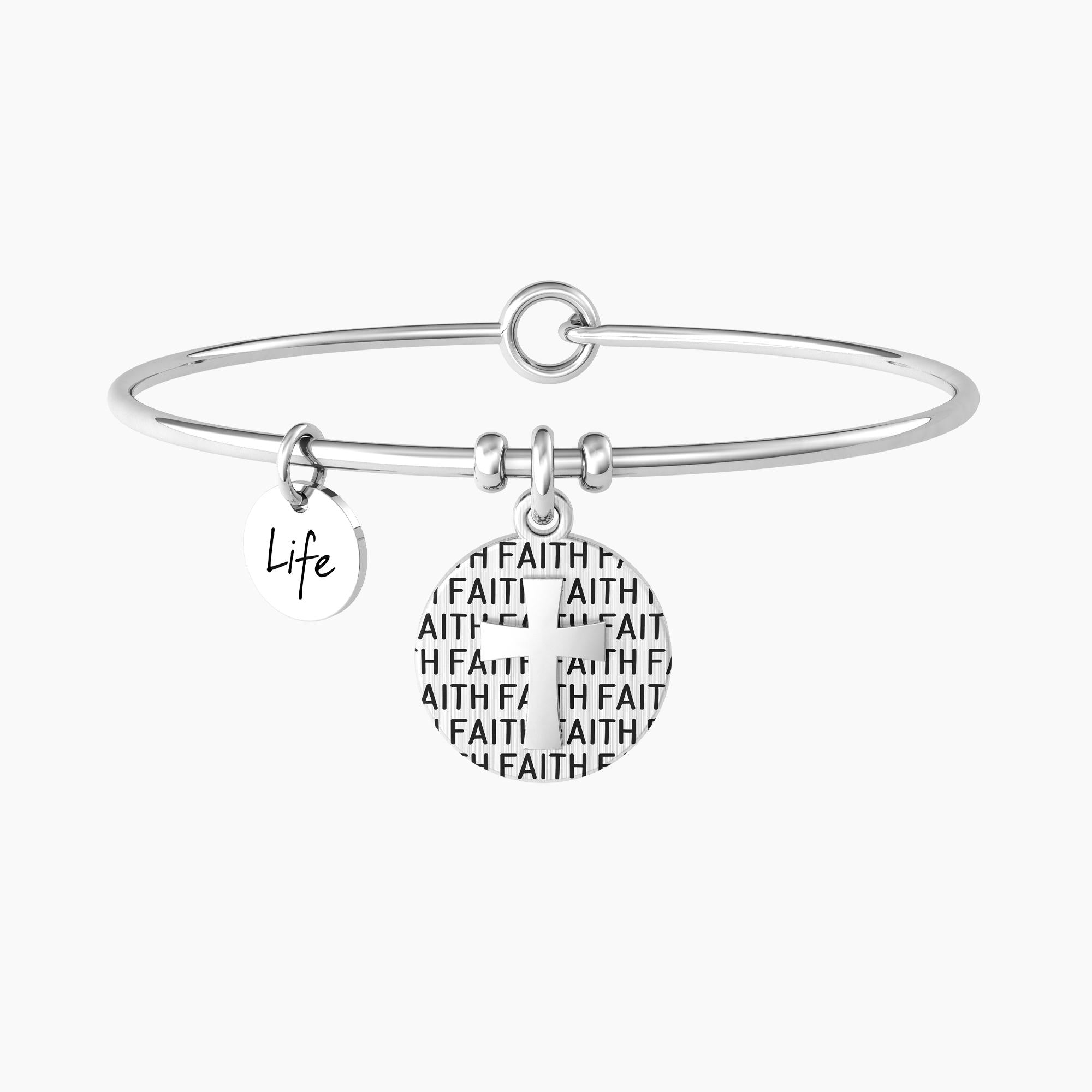 Kidult Women's Bracelet Spirituality collection - Cross / Faith - 732012
