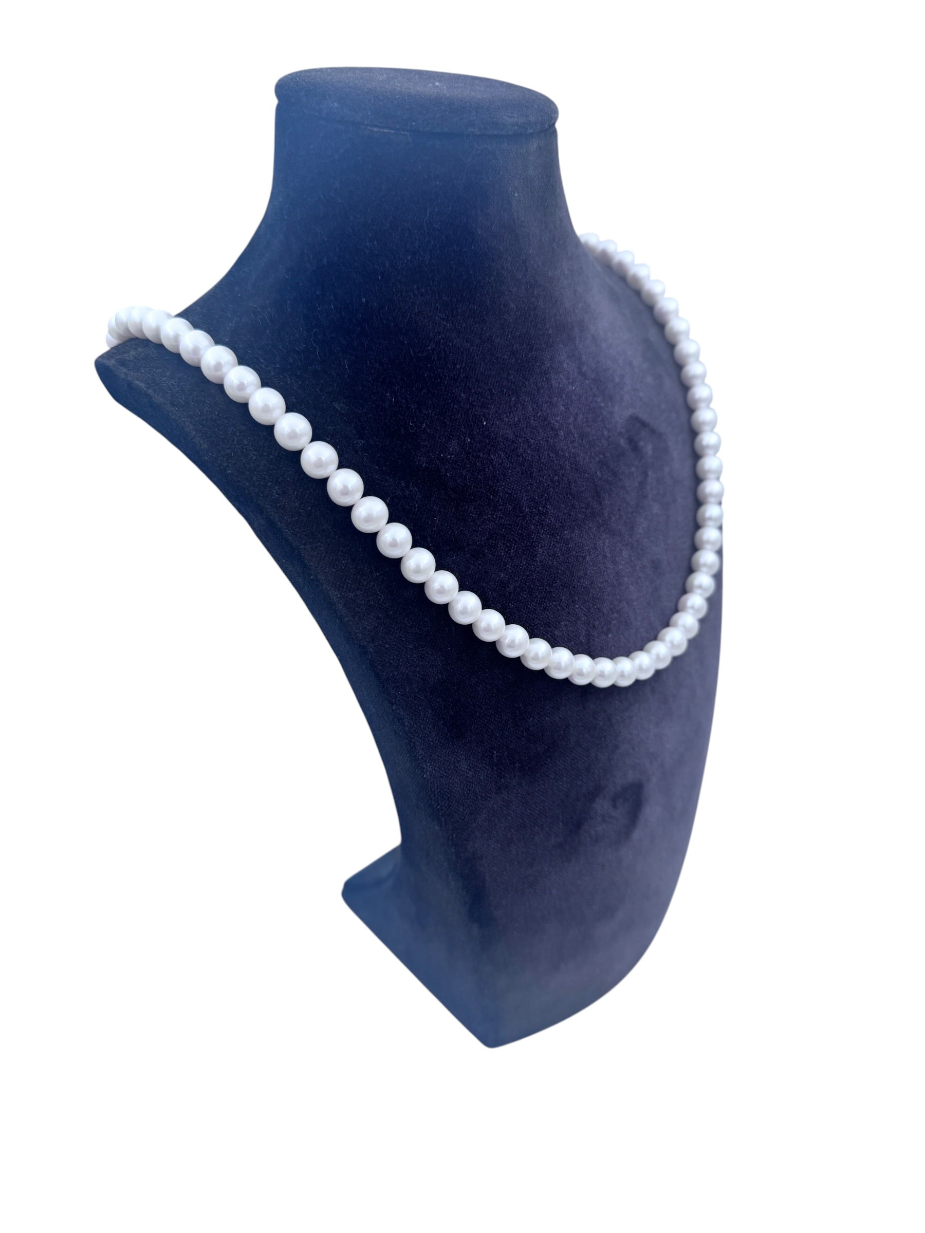 Mazza - Collana di perle coltivate fresh water, 7,5-8mm - CL PERLA