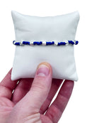 Bracciale Spadarella in argento, unisex, Ancora di salvezza, color blu fluo - SPBR224-blu fluo