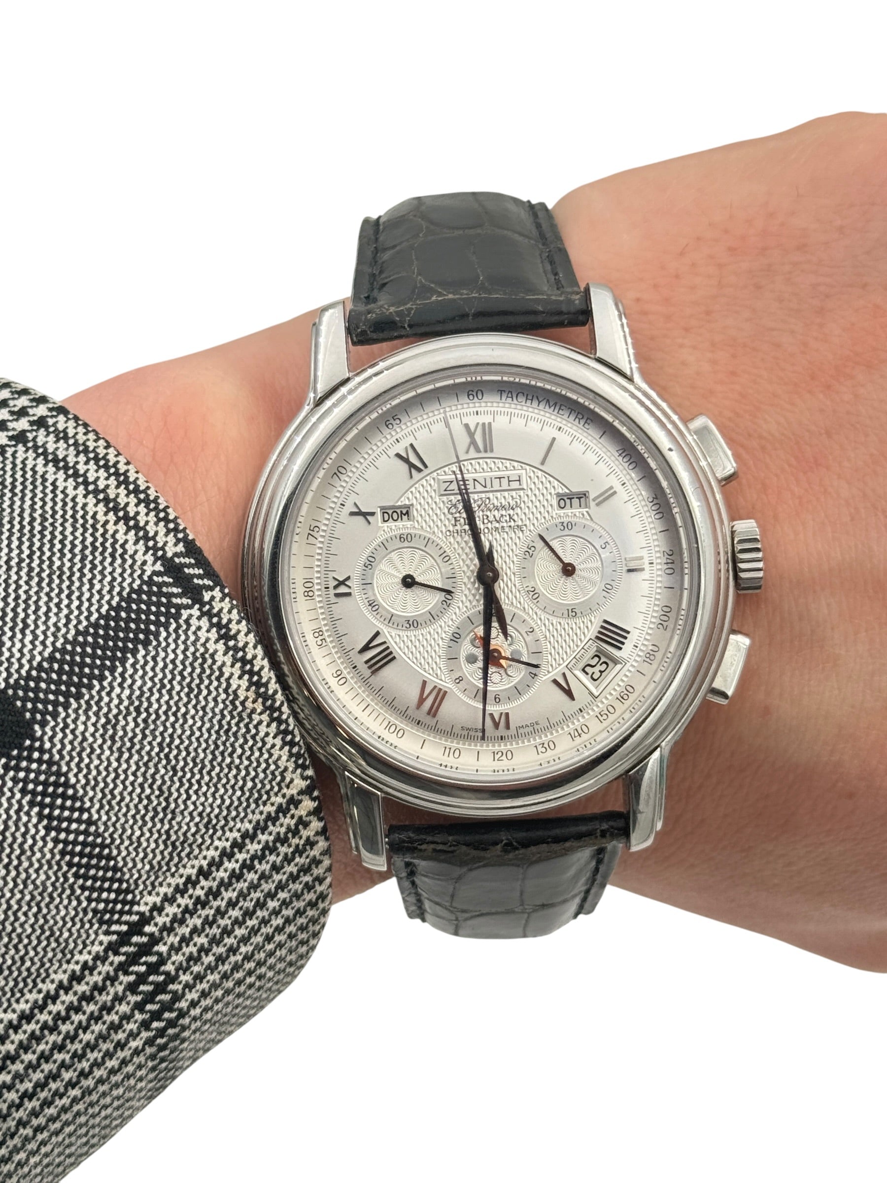 Orologio Zenith El Primero Flyback Chronomaster, 43mm - 03.1250.4009-01.C495
