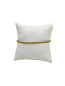 Bracciale Spadarella in argento dorato con anellini, unisex - SPBR263-oro