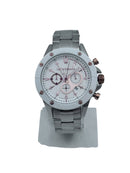 Orologio Cesare Paciotti, White Frozen, quadrante bianco al quarzo, 45mm - TSCR068