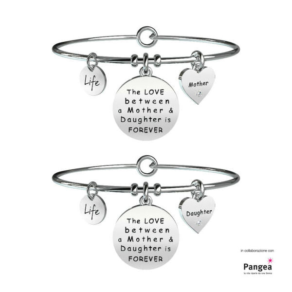 Women's steel couple bracelet Family Collection - Mother-Daughter | Forever - 231578