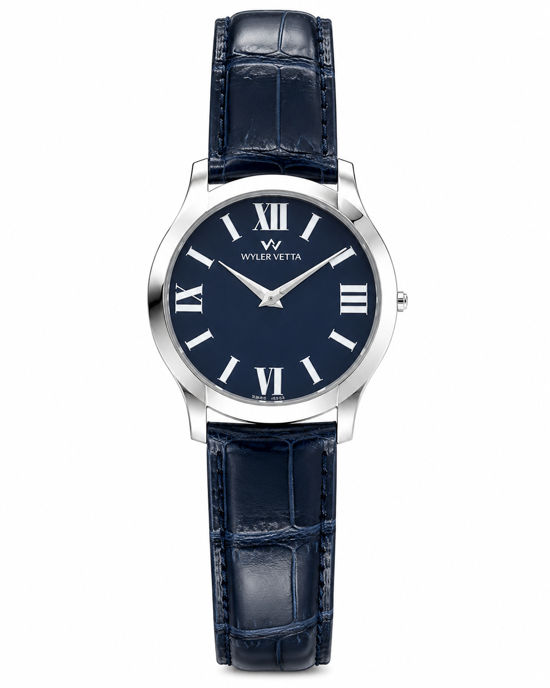 Orologio Vintage Wyler Vetta da uomo, quarzo quadrante blu, 37mm - 8119270011