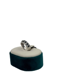 ANELLO VERETTA GIORGIO VISCONTI IN ORO BIANCO, DIAMANTI E 7 ZAFFIRI, 0.51ct di zaffiri - ABX17328Z