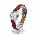 Orologio Philip Watch Corley CL 20 – Quadrante Bianco, Cinturino in Pelle Bordeaux, 27mm - 8251535515